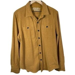 ORIGINAL TRUE GRIT BUTTON DOWN SHIRT Size M 
Color Tan